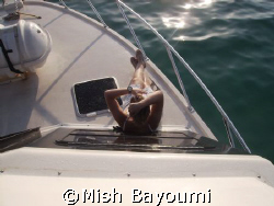 The outward journey, scanning the horizon.  by Mish Bayoumi 
